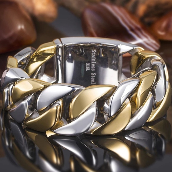 BOLD STAINLESS STEEL BRACELET